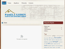 Tablet Screenshot of pamelagodoy.com.ar